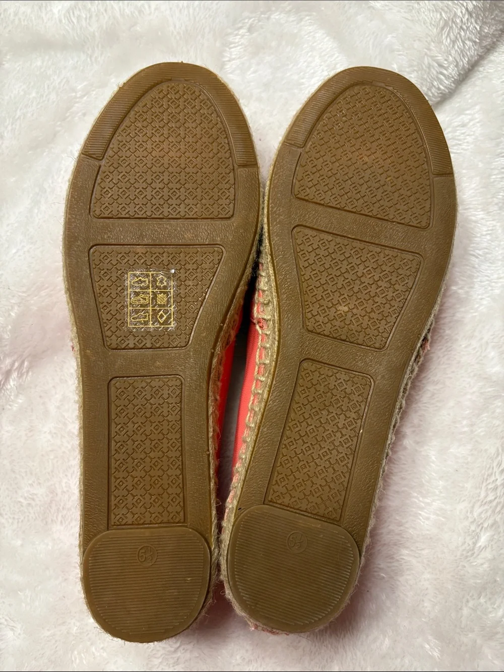 Tory Burch Leather Espadrille Flats